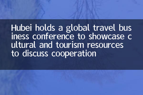 Hubei possui uma conferência global de negócios de viagens para mostrar recursos culturais e turísticos para discutir a cooperação